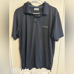 Columbia men’s large polo shirt black